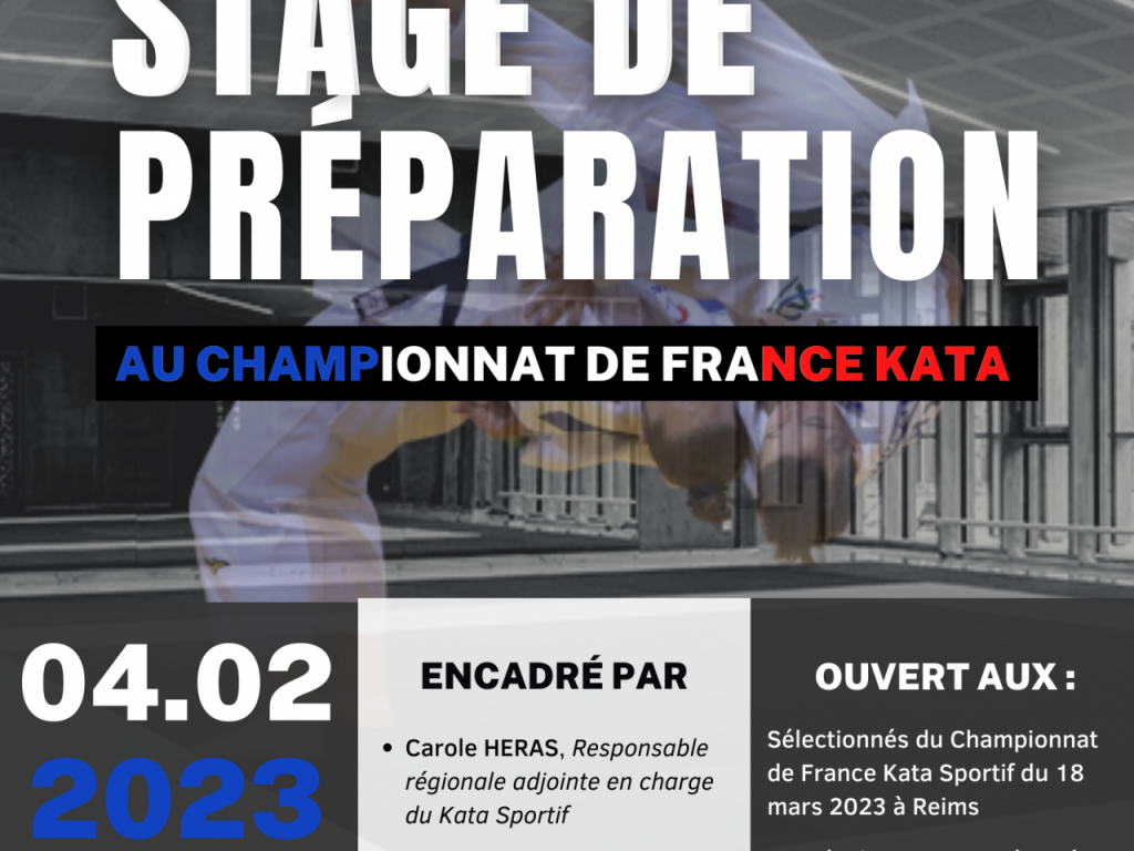 Image de l'actu 'Stage de préparation au Championnat de France Kata'