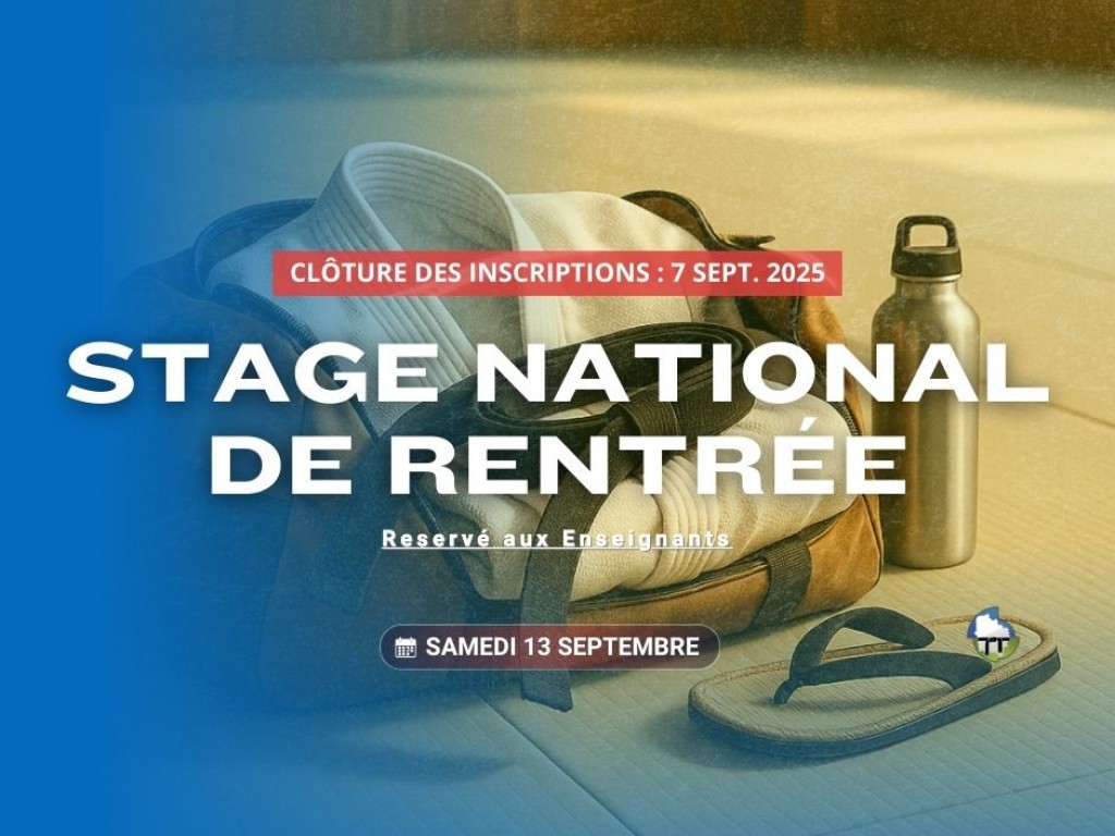 Image de l'actu 'Derniers jours pour vous inscrire au Stage National de Rentrée'