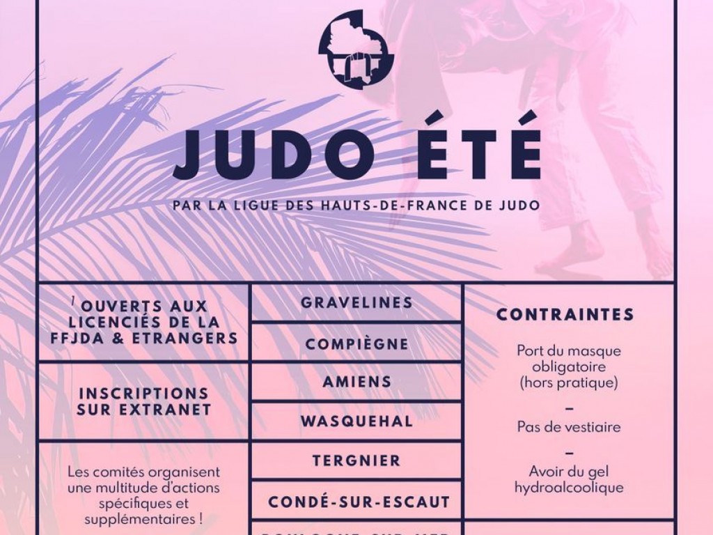Image de l'actu 'Judo Ete : les dates en Hauts de France'