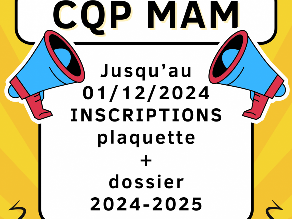 Image de l'actu 'inscriptions CQP MAM ouvertes !!!'