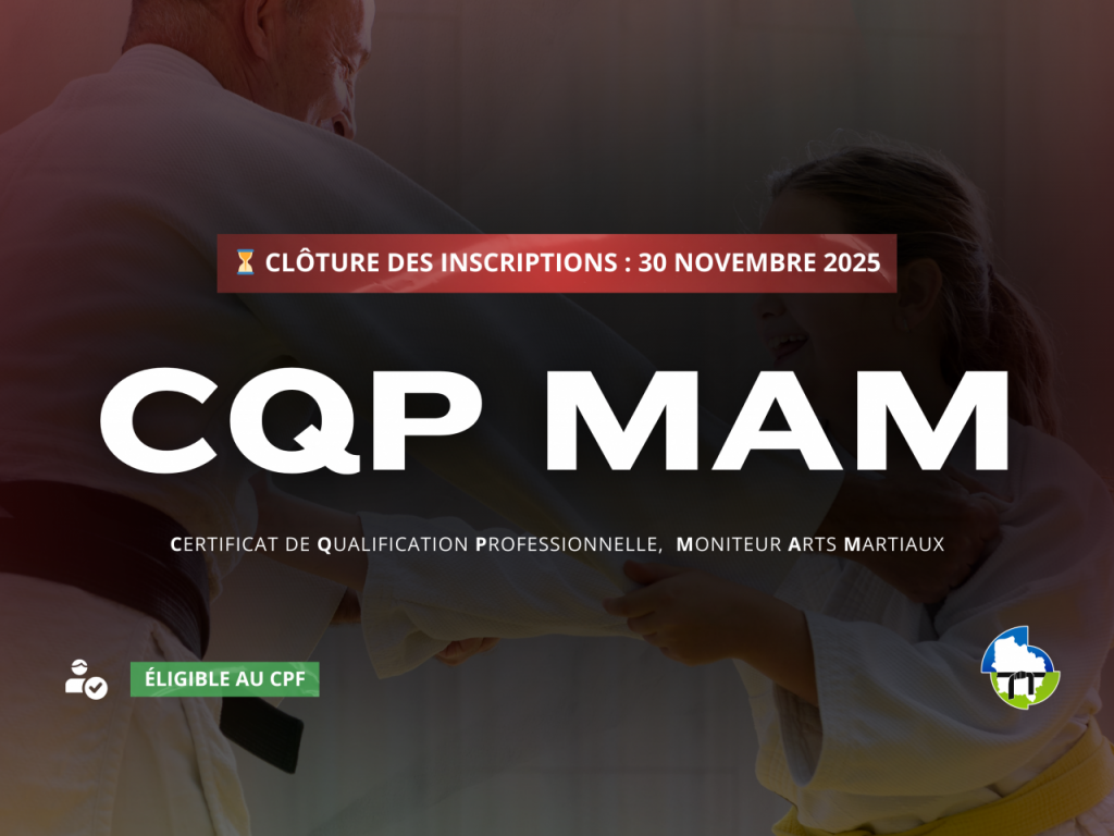 Image de l'actu 'Clôture des inscriptions au CQP MAM : 30 novembre 2025'