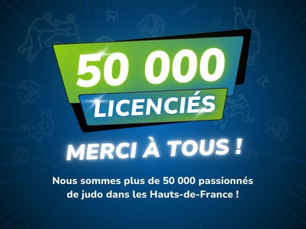 Image de l'actu '50 000 licenciés : Une grande fierté pour le judo des Hauts-de-France !'