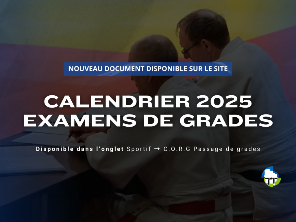 Image de l'actu 'Calendrier 2025 des examens de grades'