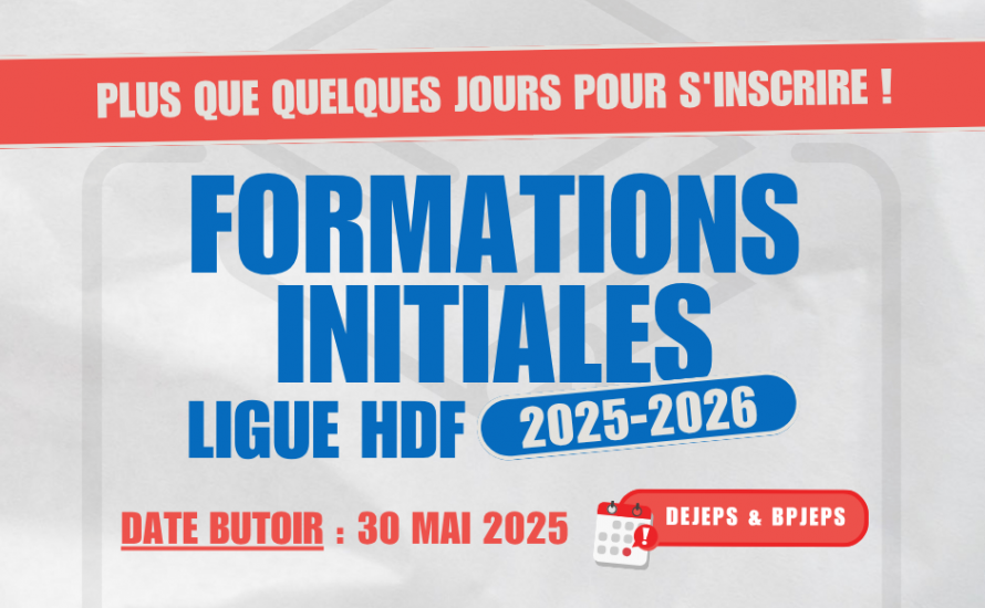 Derniers jours pour s’inscrire aux formations initiales 2025-2026 !