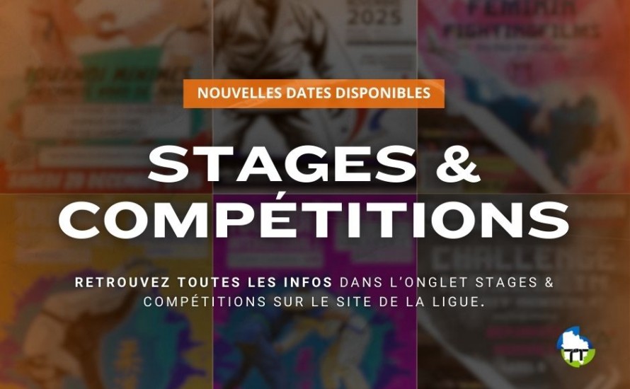 Nouvelles dates pour les stages et compétitions en Hauts-de-France